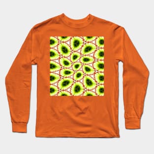 Yellow Daffodil Pattern Long Sleeve T-Shirt